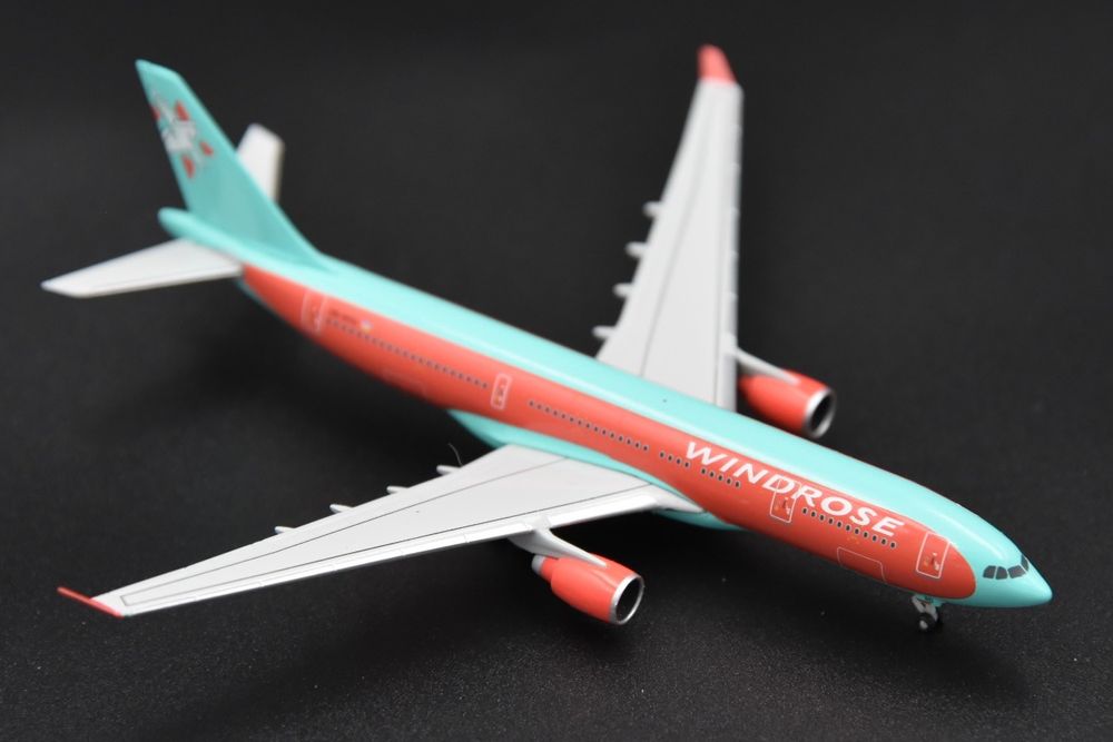 Modèle Réduit Herpa Wings A330-200 Windrose Airlines - Échelle 1:500, Réf. 529075 - Neuf