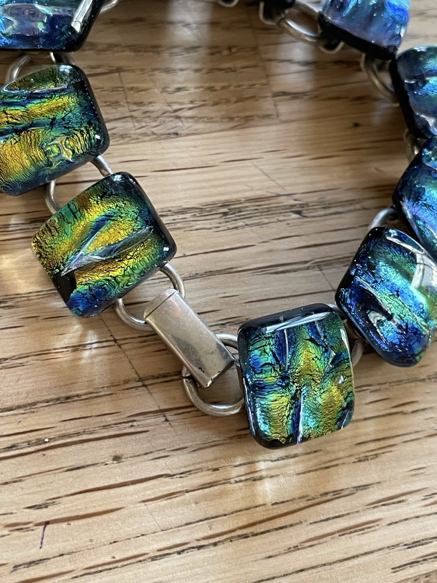Armbänder & -reifen: Armkette mit Steinen 925 – Gebraucht aus Flawil von Naphtali 2