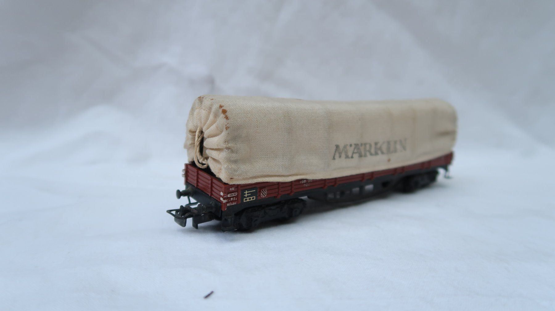 Märklin Modellini di ferrovie: MÄRKLIN Planen-Güterwagen (3) – Usato da Muttenz venduto da Laeckerlihamschter 5