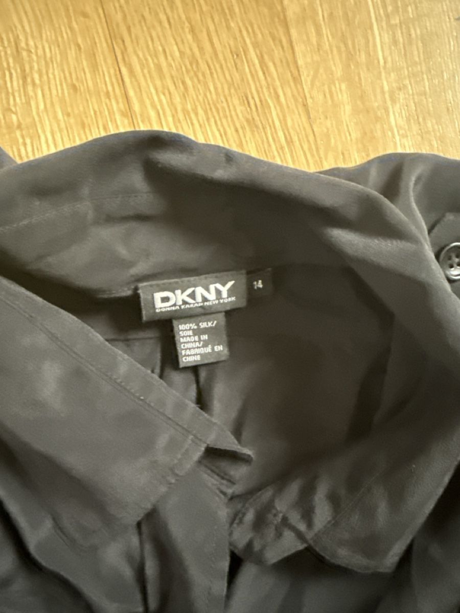 DKNY Blusen: DKNY Seidenbluse Schwarz, Grösse 14  – Gebraucht aus Zürich von nirrek 2