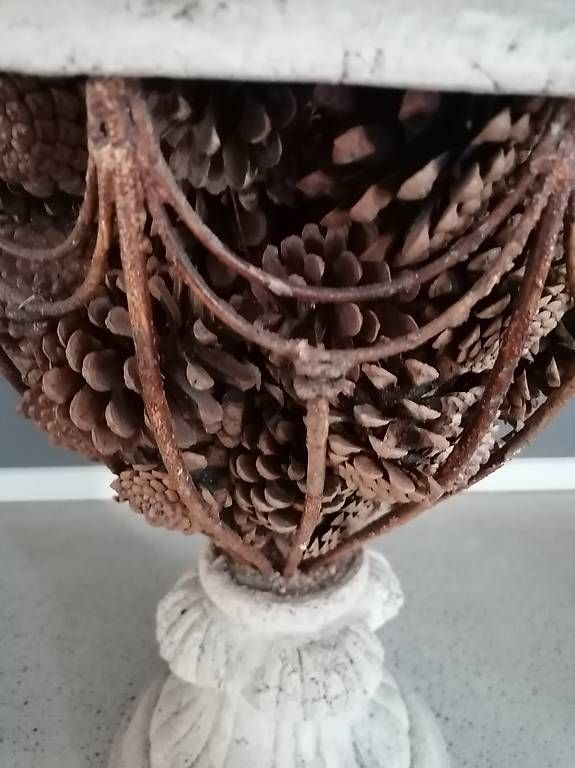 Tutte le decorazioni: Amphore aus Stein und Metall, dekoriert – Usato da Wallisellen venduto da Muggeli1970 4
