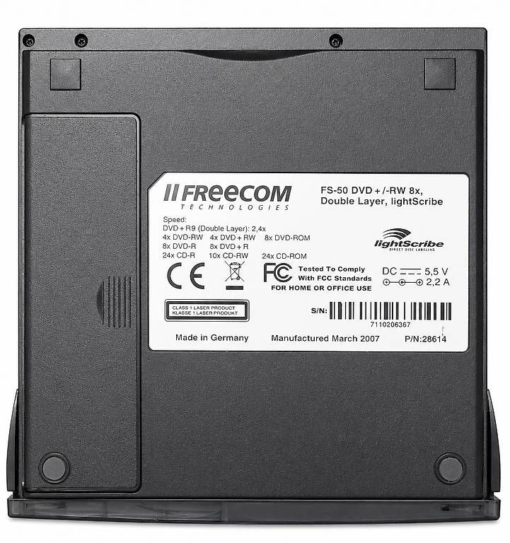 Systèmes audio & multimédias: Externer DVD-Brenner Freecom FS-50 LightScribe USB – D'occasion à Schänis par patrickangehrn 3