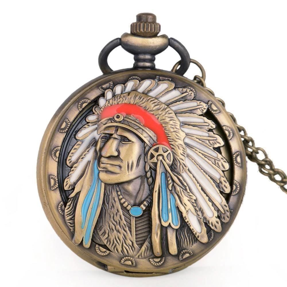 Ciondoli: Indische Halskette Taschenuhr – Nuovo e nell'imballaggio originale da Gurmels venduto da Swisspod