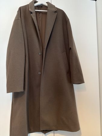 Zara Men XL Coat - Taupe Brownish Colour - Excellent Conditi