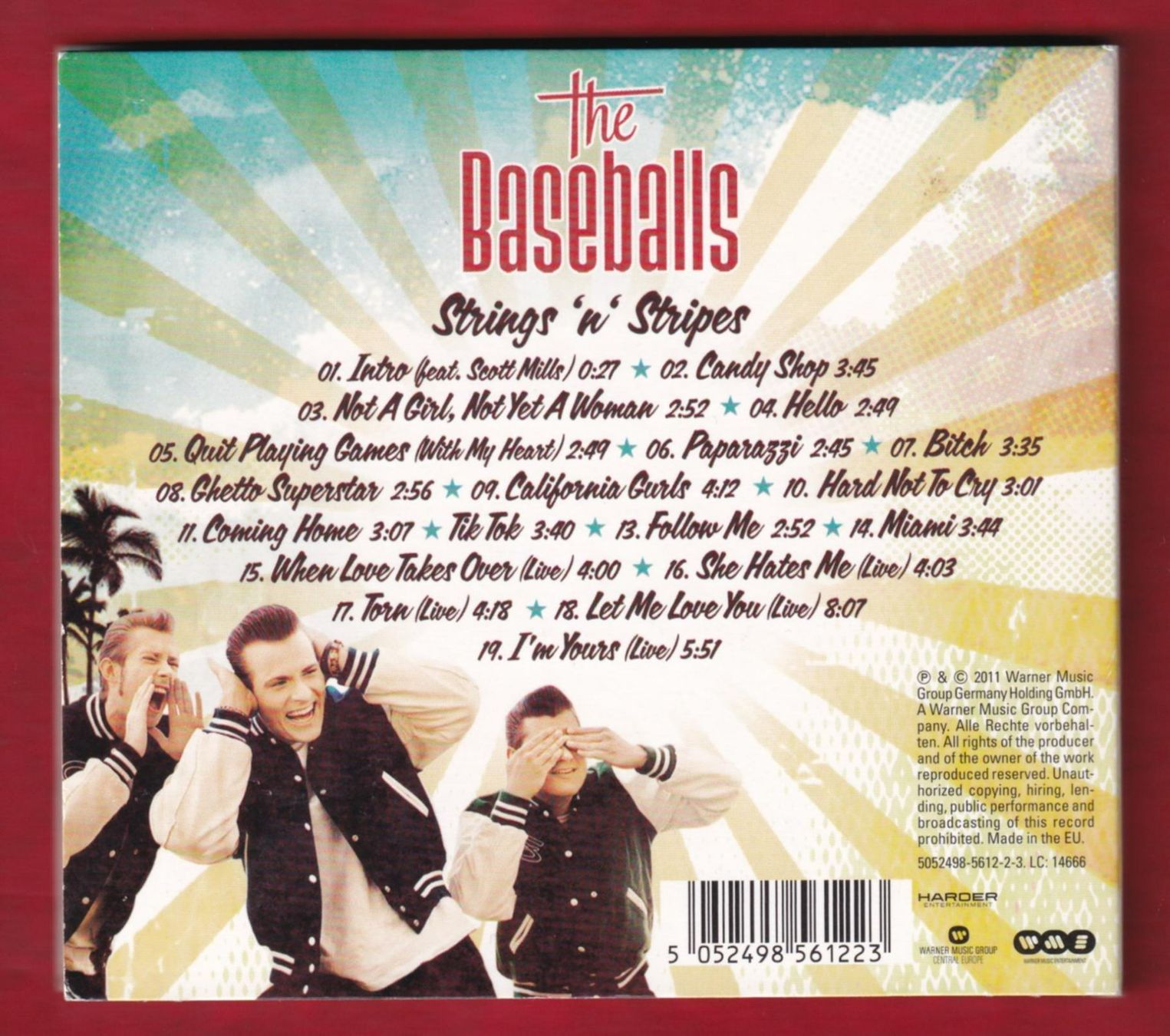 CD: The Baseballs - Strings 'N' Stripes (CD) – Usato da Zürich venduto da Pfluftl2000 1