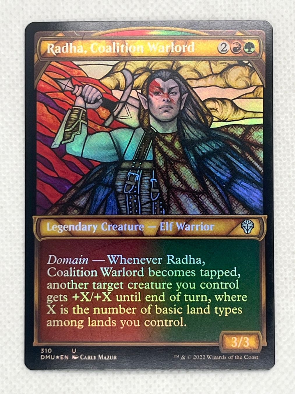 Magic The Gathering Sammelbilder & Trading cards: Magic the Gathering Radha, Coalition Warlord Foil – Gebraucht aus Hinterkappelen von Kim1992