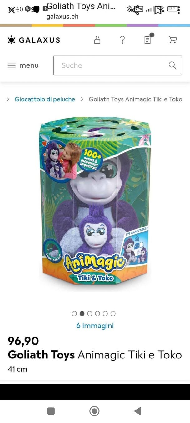 FurReal Giocattoli: Fun Real interaktive Gorilla – Usato da Oensingen venduto da mamma86 1