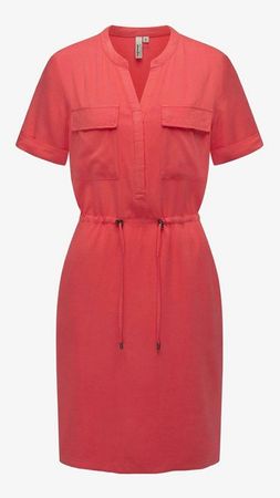 Ragwear Roisana Sommerkleid Pink Coral Melone XS