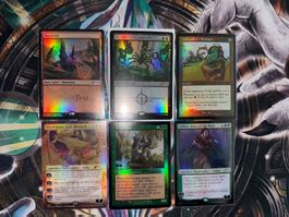 6 Foil engl. MtG Promo cards nm !!! 2019-2023 in sleeves