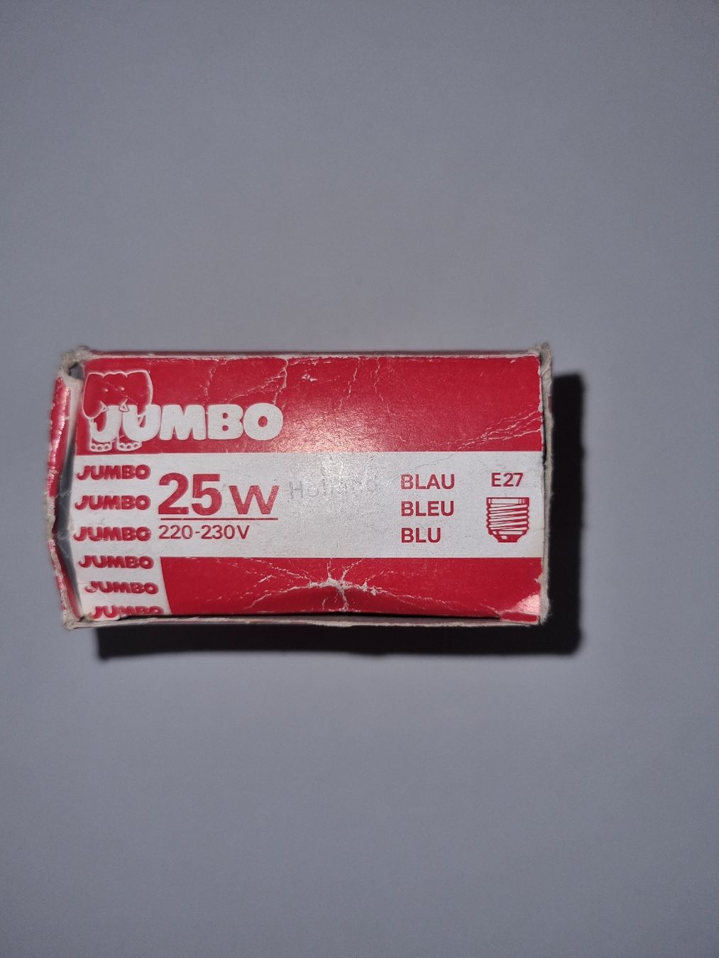 Lampen: Glühbirne Jumbo 25W blau E27 neuwertig – Neu und originalverpackt aus Chur von Beimirhates 1