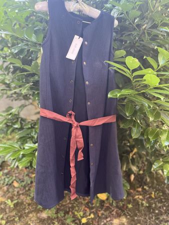 Bette & Chiara Vestito Blu Taglia 104, 100% Cotone, Giubbott