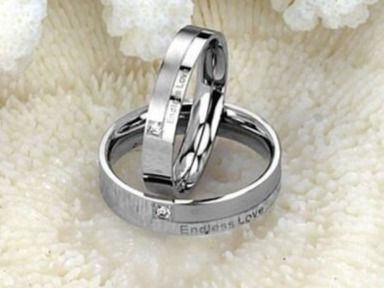 Anelli: 2 Ring Allianzring Endless Love Trauring Bague Alliance – Nuovo (secondo la descrizione) da Prilly venduto da ilyria73
