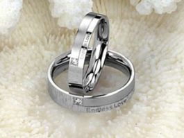 2 Ring Allianzring Endless Love Trauring Bague Alliance