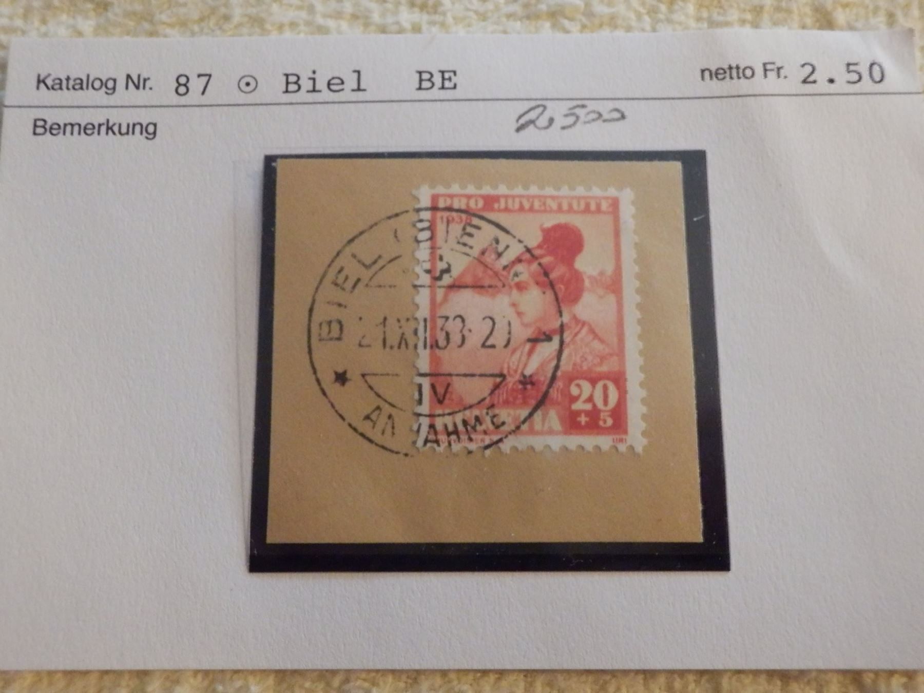 Tutti i francobolli: Lot mit 6 Bedarfsbelegen mit Vollstempel – Usato da Ueberstorf venduto da dinbau 2