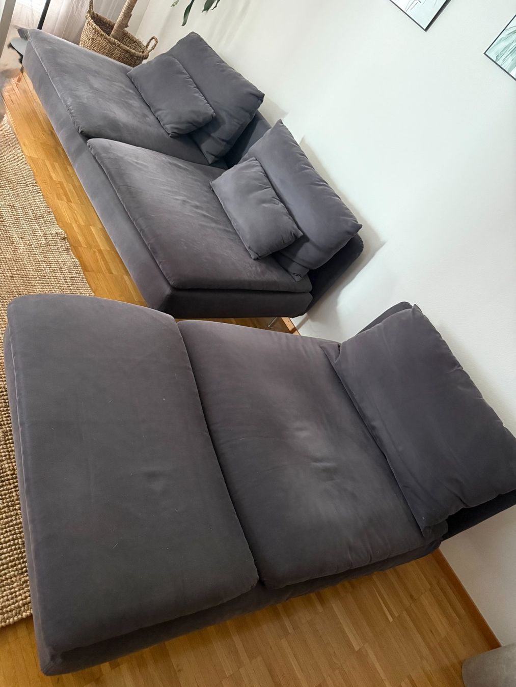 Ikea Sofas: Canapé Ikea Gris – D'occasion à Brüttisellen par sharon68 1