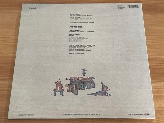 Schallplatten: EBERHARD WEBER: CHORUS - ECM 1288 – Neu (gemäss Beschreibung) aus Fahrwangen von Swirl2 1