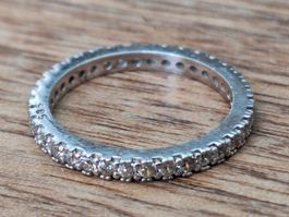 Alliance Ring WG 14K (punziert 585) Diamanten 0.55 ct.