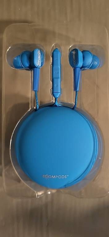 Casques audio: BOOMPODS auricolari blu con microfono e telecomando – Neuf avec emballage d'origine à Curio par mia_vb5z 1