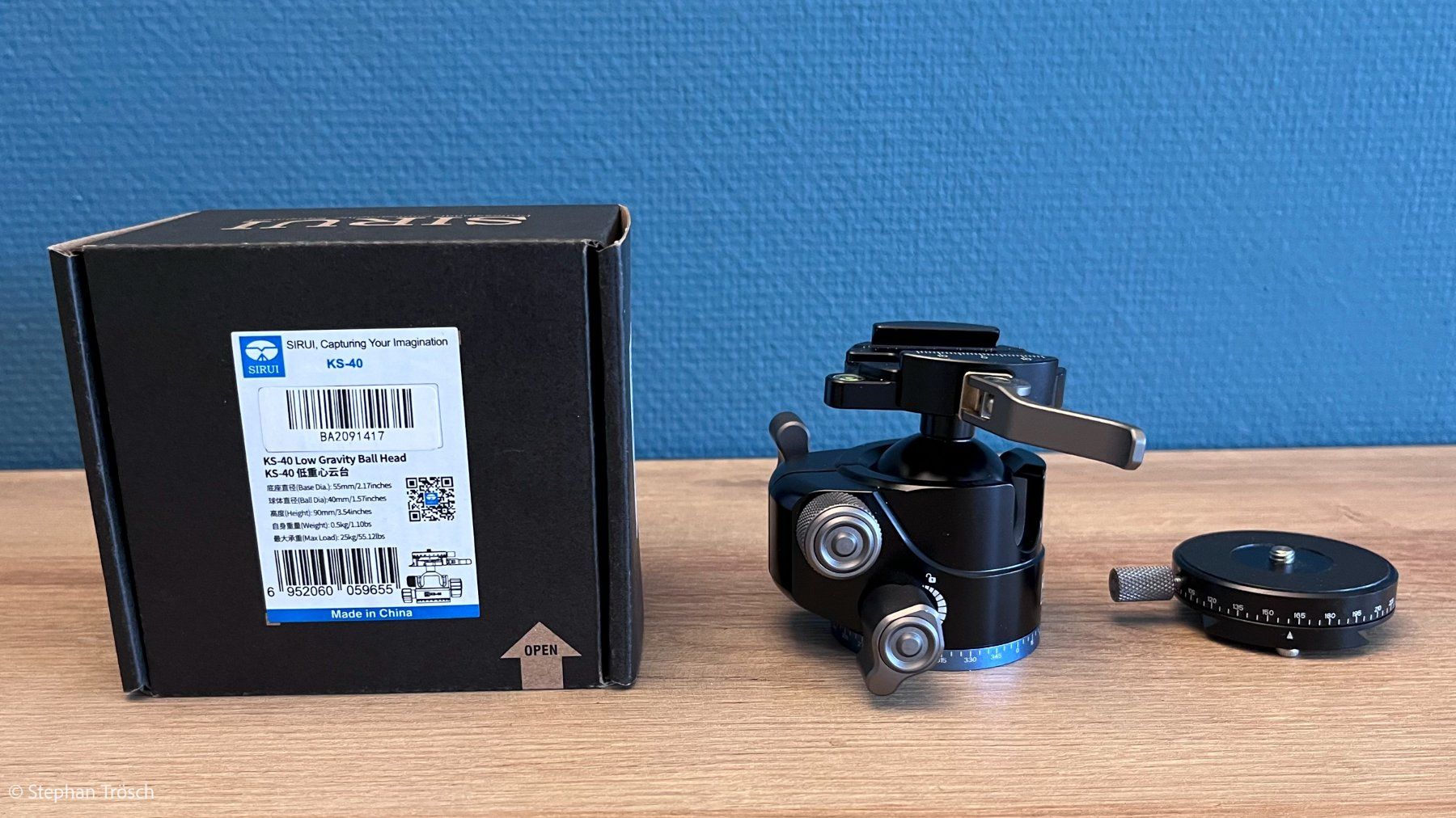 Sirui Treppiedi & Teste: Sirui KS-40 Ball Head Quick Release + TY-55X Plate – Nuovo (secondo la descrizione) da Schaffhausen venduto da Calidris