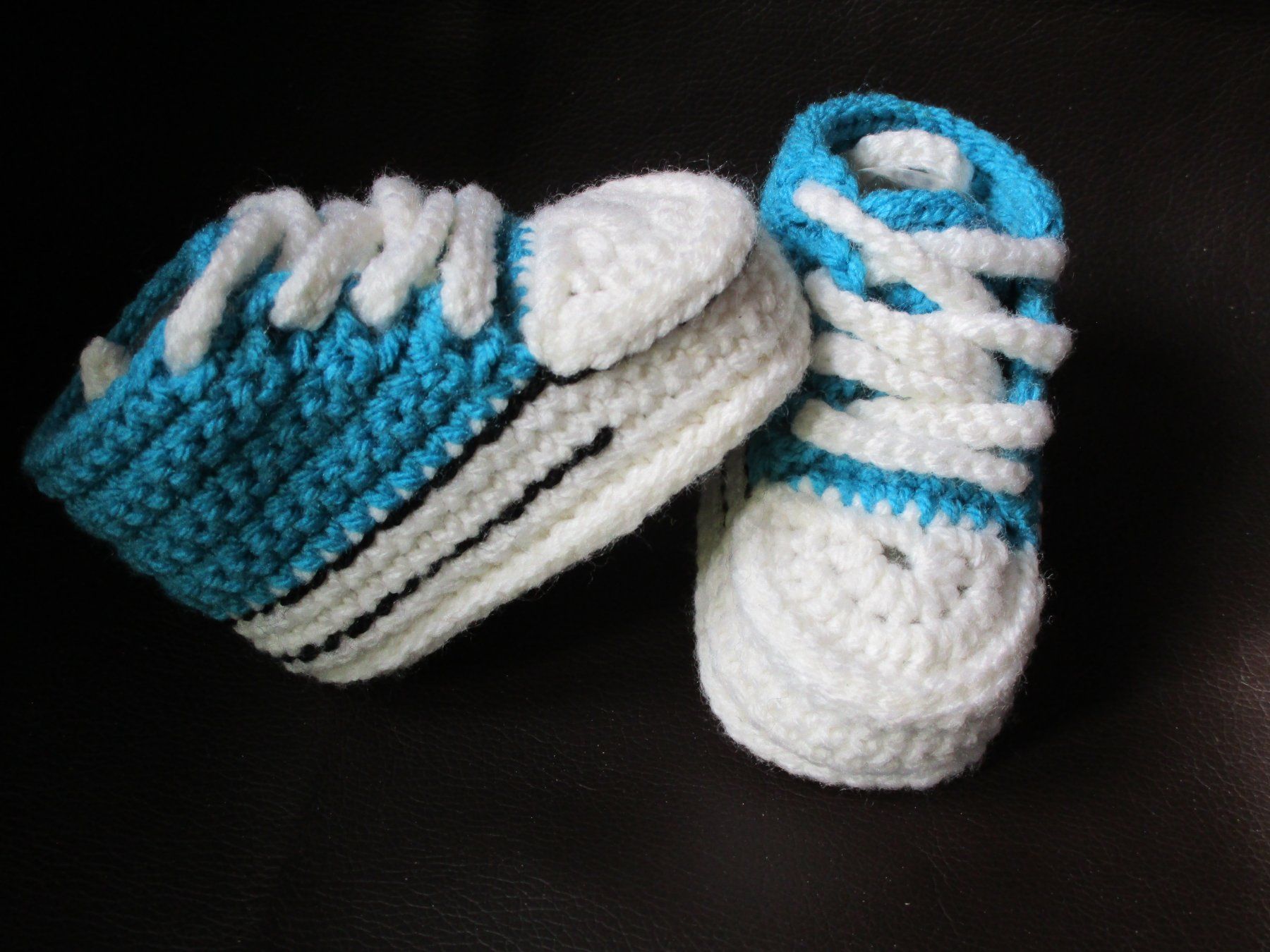Scarpe per ragazzi: Babyschuhe Hand gehäkelt (10cm) – Nuovo (secondo la descrizione) da Leuk Stadt venduto da Simone_RZ 2
