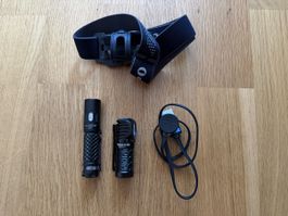 Olight Perun 2 Mini + Klarus Mi7 Headlamp/flashlight