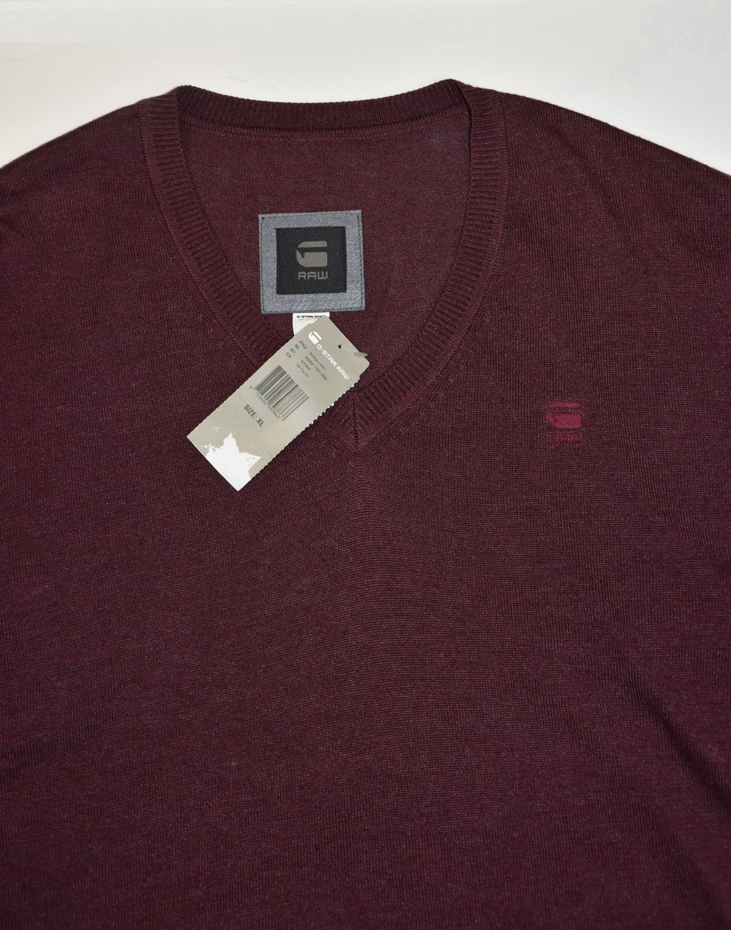G-Star Pulls & Sweat-shirts: G-Star RAW Herren Pullover V Neck Pullover /weinrot/Gr.XL – Neuf avec emballage d'origine à Wohlenschwil par EddieS-Outlet