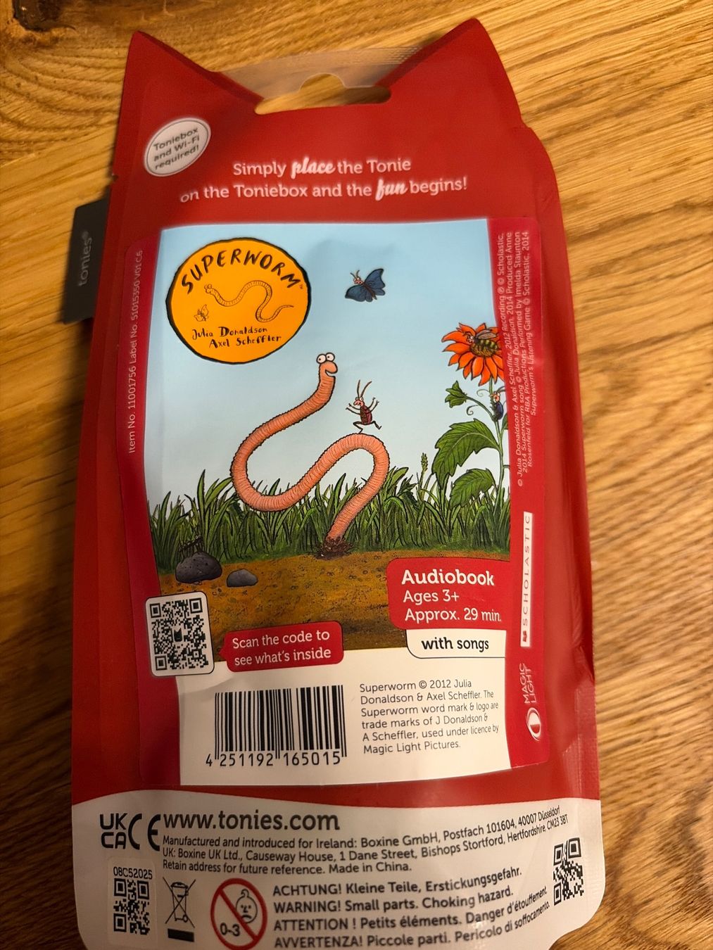 Audiolibri: Tonies Superworm – Nuovo e nell'imballaggio originale da Sennhof venduto da Dealmonster 1