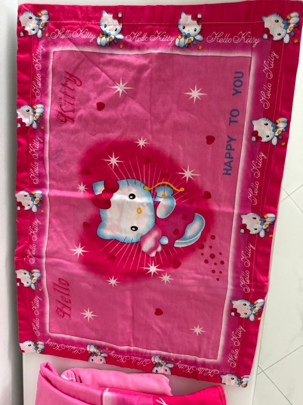 Hello Kitty Biancheria da letto: 3 Teilige Bettwäsche Set - Hello Kitty – Usato da Uhwiesen venduto da mic_kd6g 2
