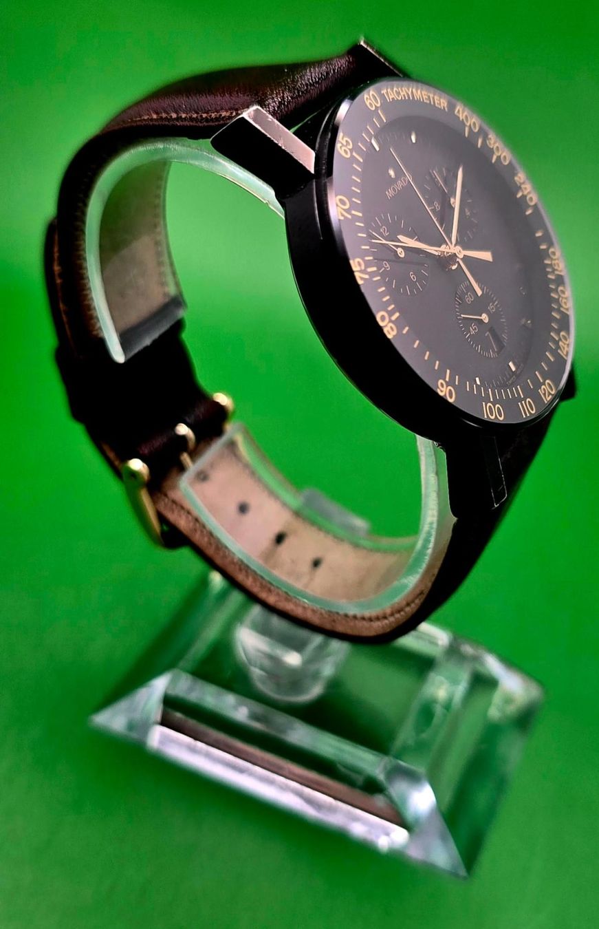 Zenith Montres: MOVADO CHRONOGRAPH MARKANTEM TACHYMETER-RING MATERIAL: EDELS – D'occasion à Neftenbach par Taschen-Uhren 1