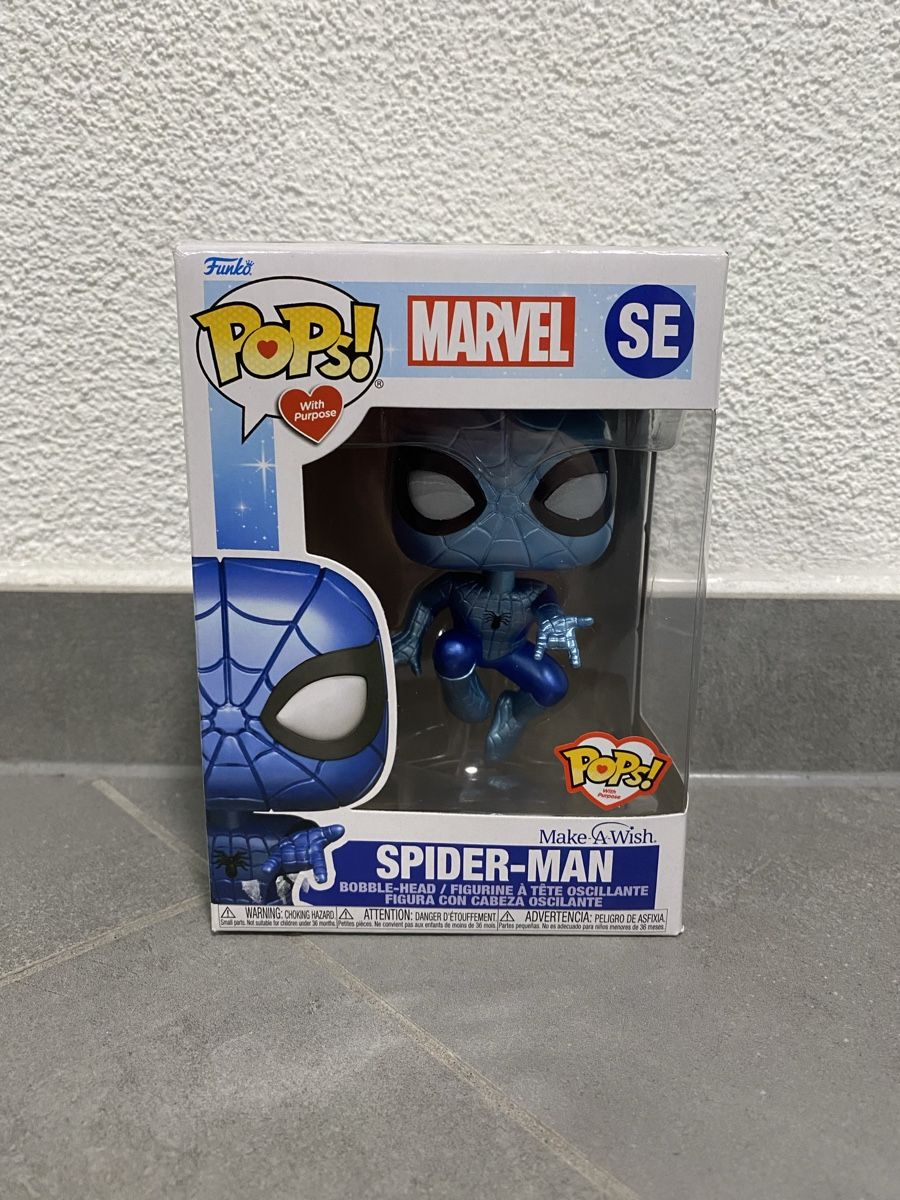 Funko Statuette: Funko POP - Marvel - Spider-Man - SE - Spiderman (Metallic) – Nuovo (secondo la descrizione) da Bellach venduto da luc_srf8
