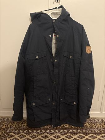 Fjällräven Parka Dunkelblau Grösse L Herren neuwertig