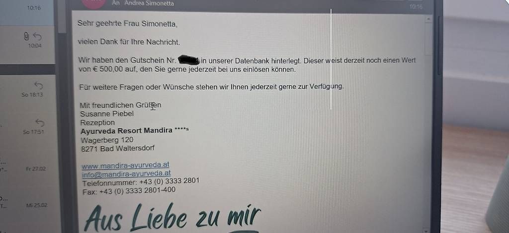 Buoni: Thermengutschein Steiermark – Nuovo (secondo la descrizione) da Frauenfeld venduto da Andmirraf 1
