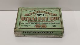1880er Richmond Tabak Nr.1 Straight Cut mit Inhalt (S7)