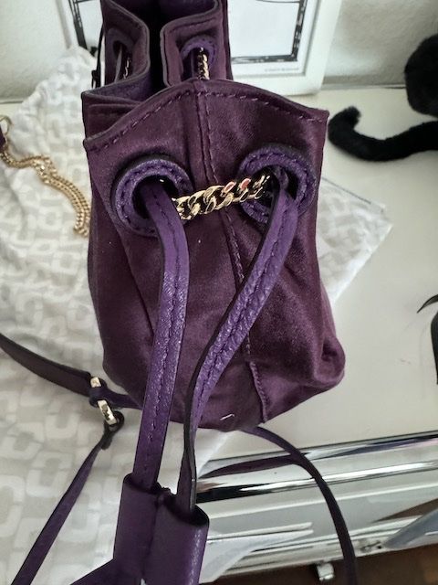 Diane von Furstenberg Taschen: DIANE VON FURSTENBERG Love Power Mini Satin Drawstring Bag – Neu und originalverpackt aus Zuerich von Moochie 5