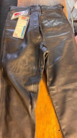 Echt Leder Bikerhosen von MQP ( Motor Quality Products)