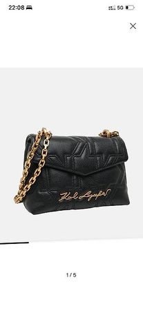 Sac à bandoulière en cuir caviar