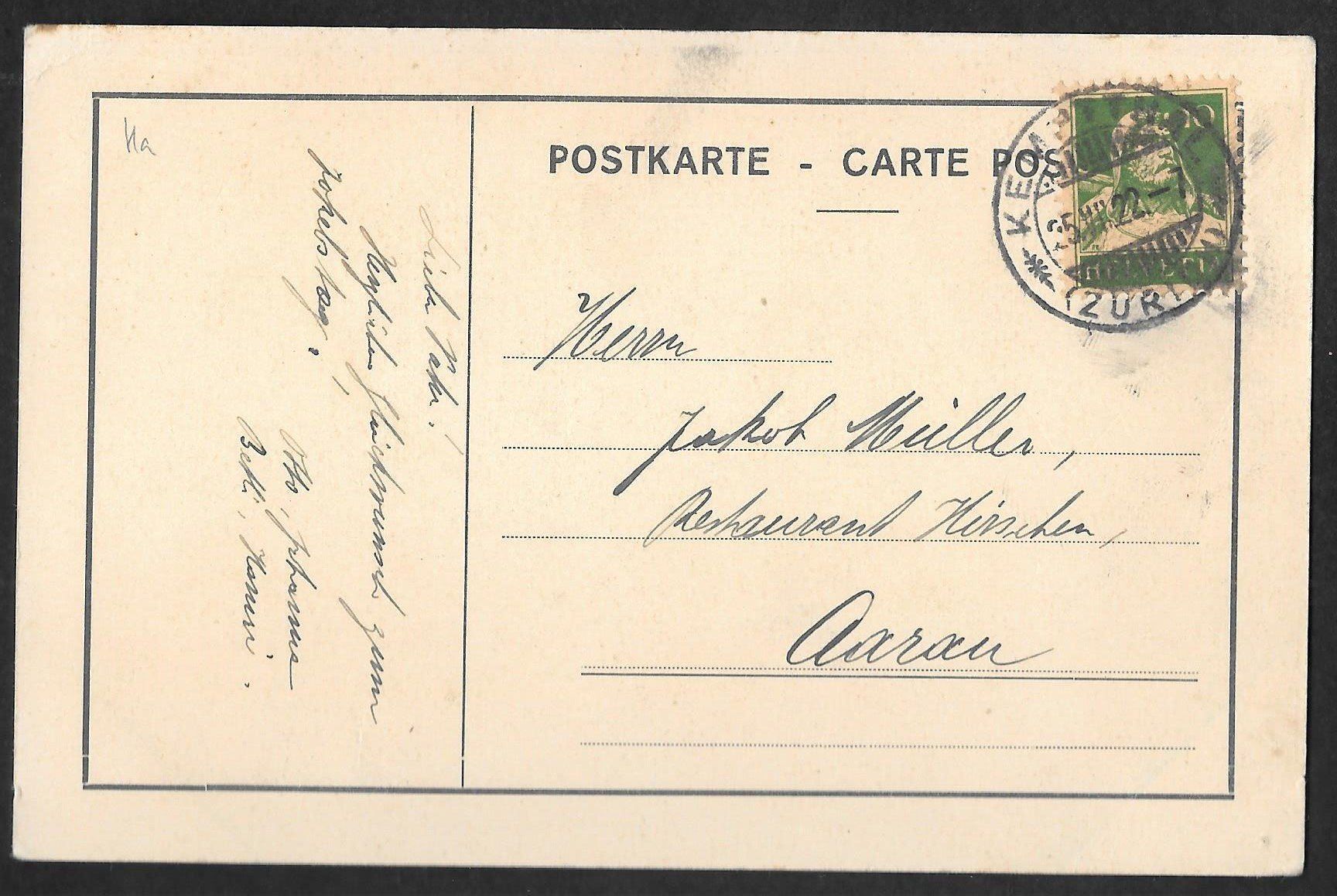 Cartoline postali: Kemptthal Maggi Schweineherde auf Weide – Usato da Olten venduto da clotaldi 1