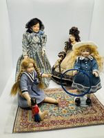 Figurine Heidi Ott - petite fille au chapeau 