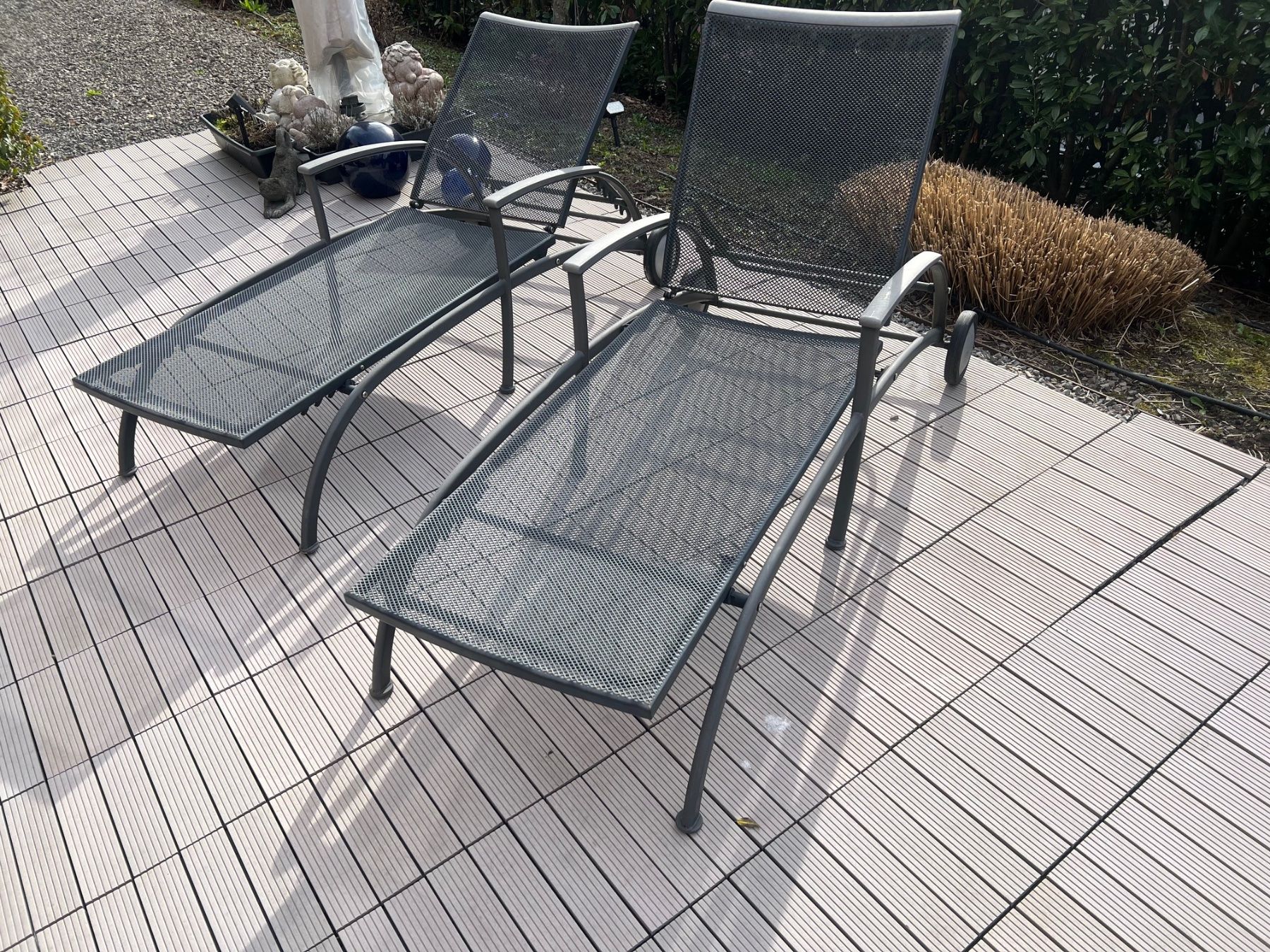 Hunn Chaises longues: 2 Liegestühle "Hunn" – D'occasion à Heimberg par Maserati10401