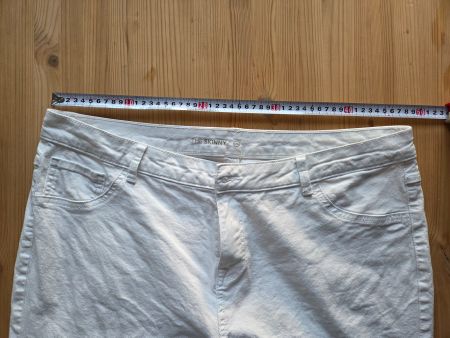 weisse Jeans Baumwolle, 48, eher skinny