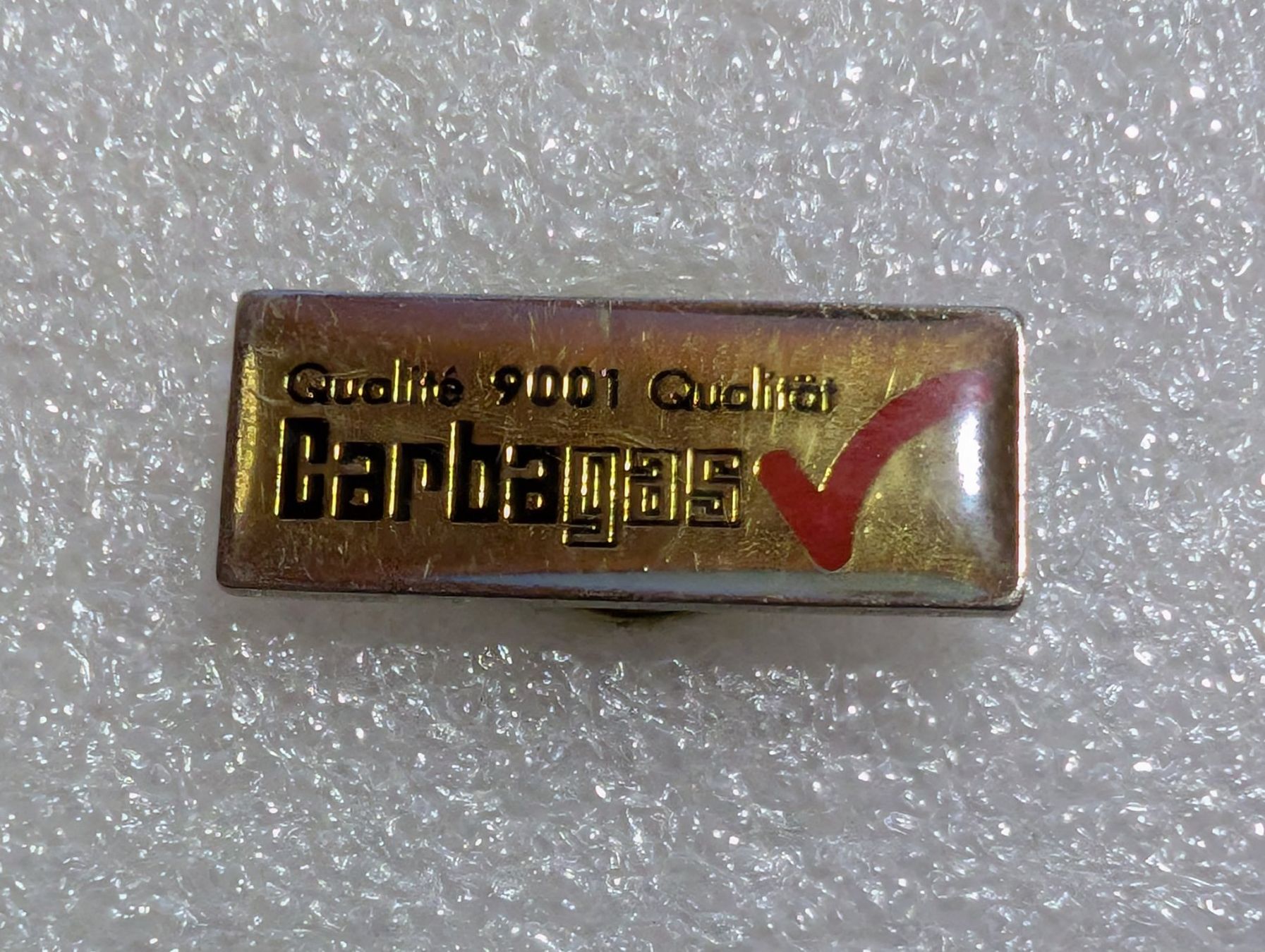 Placchette & Badge: Ansteckpin 263: Garbagas – Usato da Oppligen venduto da Pin-Fall-Shop