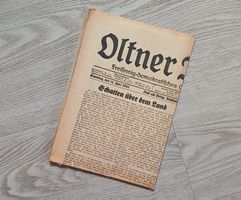 Antike Zeitung OLTNER TAGBLATT Olten 12.Juni 1943