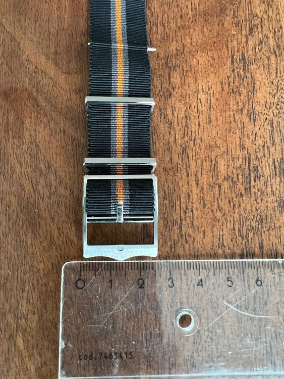 Tudor Heritage Nato strap /band / bracelet with buckle New 4