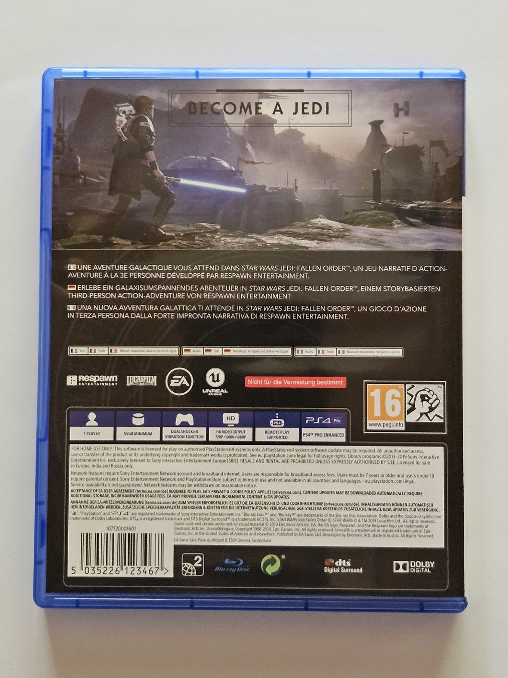 Giochi: Star Wars Jedi: Fallen Order PS4 / #WT18 – Usato da Oberdorf BL venduto da BaldenEagle 3