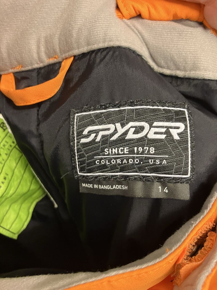 Spyder Pantaloni: Spyder - pantalon de ski enfant orange – Usato da Vich venduto da SophieCo 2