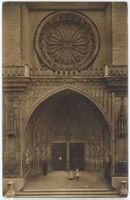 FR 86 FRIBOURG Portail de la Cathédrale 1912