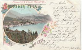 Ansichtskarte Lugano Maestrani Litho  gelaufen 1900