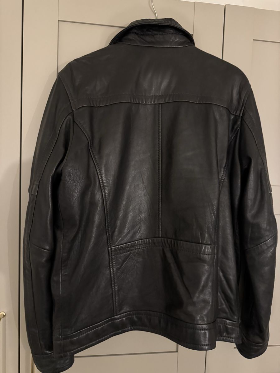 Giacche: Braune Herren Lederjacke Grösse M – Usato da Belp venduto da ch1999 2
