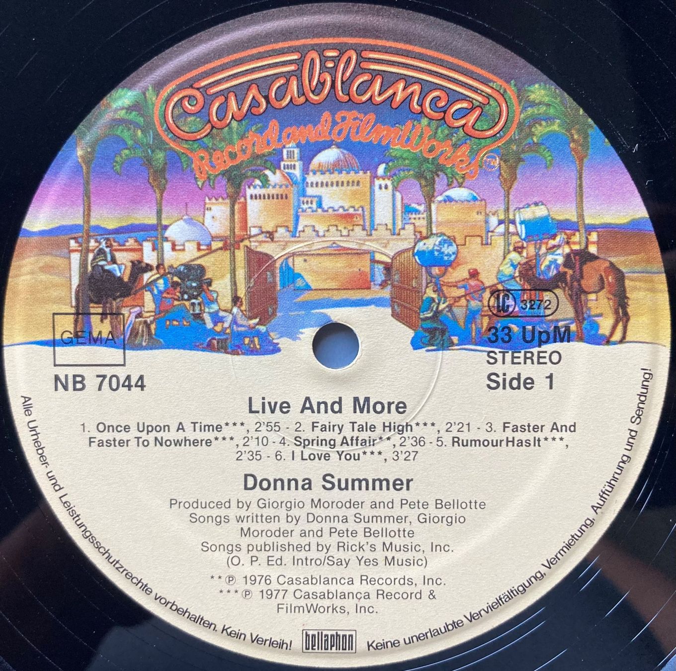 Dischi in vinile: DONNA SUMMER - LIVE AND MORE – Usato da Poliez-Pittet venduto da Newtown-Records 4