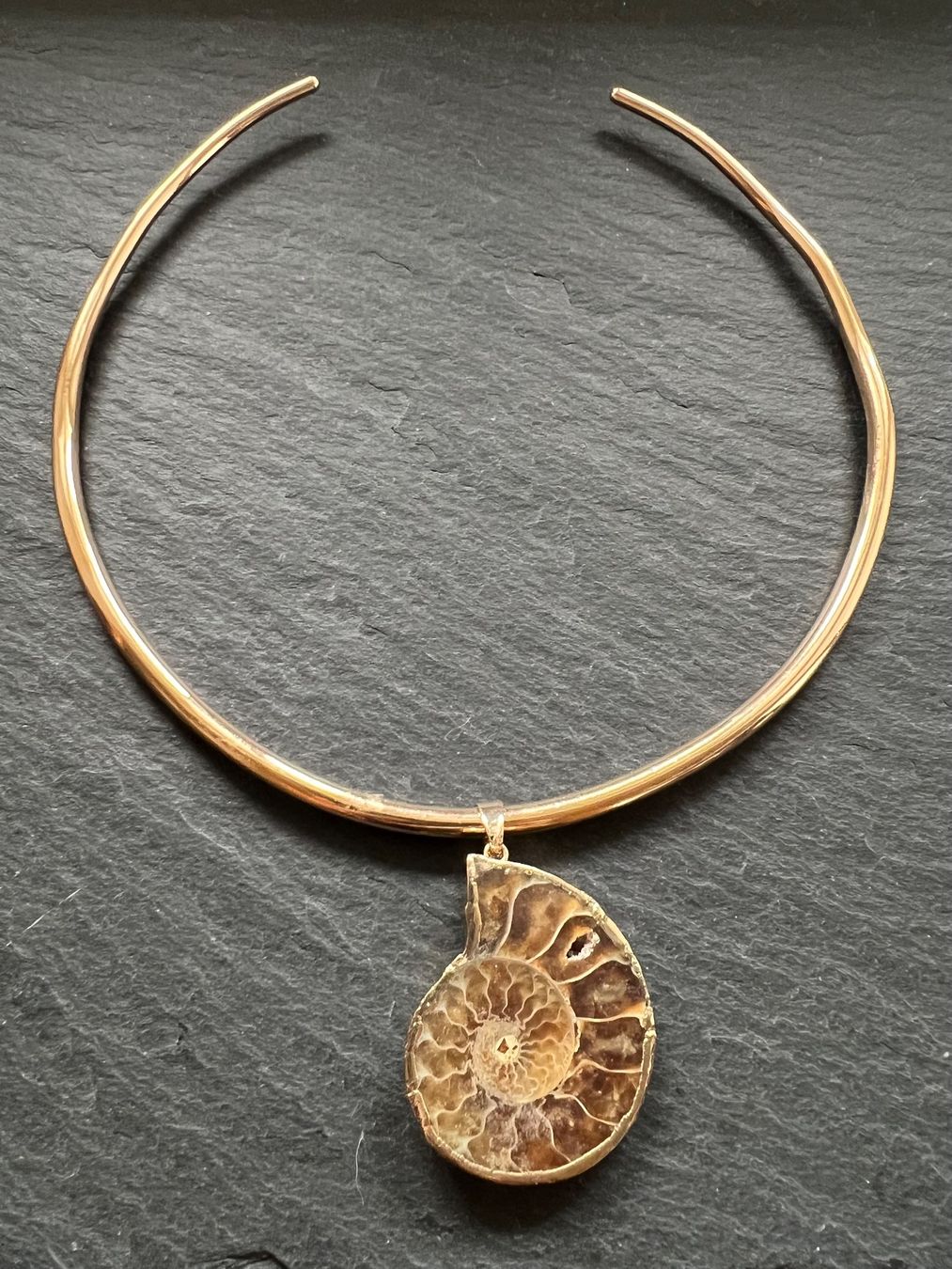 Catenine: Ammonite Fossil Pendant Necklace – Nuovo e nell'imballaggio originale da Rüschlikon venduto da ThereseJewelryDesign 5